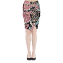 Paola De Giovanni-dragons Fire Iii Midi Wrap Pencil Skirt View1