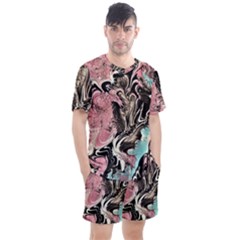 Paola De Giovanni-dragons Fire Iii Men s Mesh Tee And Shorts Set