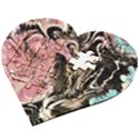 Paola De Giovanni-dragons Fire Iii Wooden Puzzle Heart View2