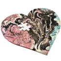 Paola De Giovanni-dragons Fire Iii Wooden Puzzle Heart View3