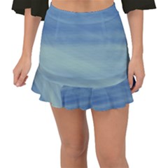 Ocean Fishtail Mini Chiffon Skirt by AlkaravanCreations