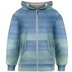 Ocean Kids  Zipper Hoodie Without Drawstring by AlkaravanCreations