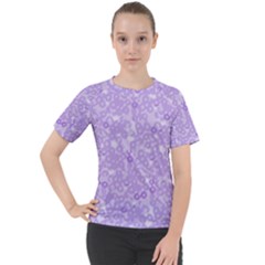 Caotic Violet Women s Sport Raglan Tee