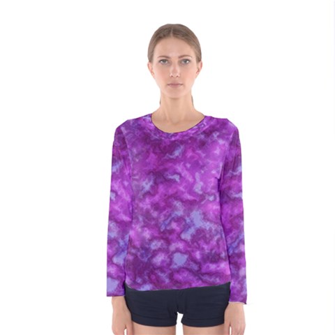 Deep Purples Women s Long Sleeve Tee by AlkaravanCreations