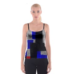 Abstract Tiles  Spaghetti Strap Top by essentialimage