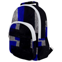 Abstract Tiles  Rounded Multi Pocket Backpack by essentialimage