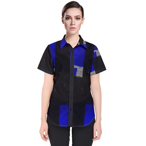 Abstract Tiles  Women s Short Sleeve Shirt by essentialimage