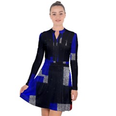 Abstract Tiles  Long Sleeve Panel Dress by essentialimage