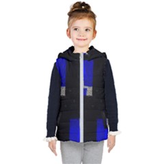 Abstract Tiles  Kids  Hooded Puffer Vest by essentialimage