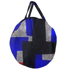 Abstract Tiles  Giant Round Zipper Tote by essentialimage