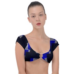 Abstract Tiles  Cap Sleeve Ring Bikini Top by essentialimage