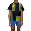 Abstract Tiles Kids  Short Sleeve Swimwear View1