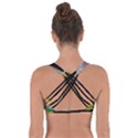 Abstract Tiles Got No Strings Sports Bra View2