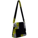 Abstract Tiles Zipper Messenger Bag View1