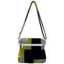 Abstract Tiles Zipper Messenger Bag View3