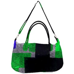 Abstract Tiles Removal Strap Handbag