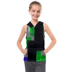 Abstract Tiles Kids  Sleeveless Hoodie by essentialimage