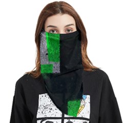 Abstract Tiles Face Covering Bandana (triangle)