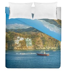 Taganga Bay Landscape, Colombia Duvet Cover Double Side (queen Size)