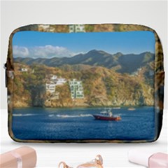 Taganga Bay Landscape, Colombia Make Up Pouch (large) by dflcprintsclothing