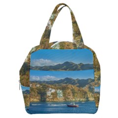 Taganga Bay Landscape, Colombia Boxy Hand Bag by dflcprintsclothing