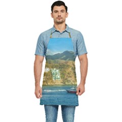 Taganga Bay Landscape, Colombia Kitchen Apron by dflcprintsclothing