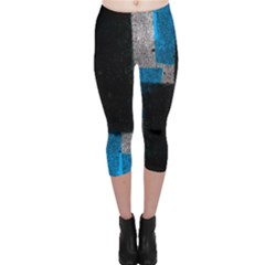 Abstract Tiles Capri Leggings  by essentialimage