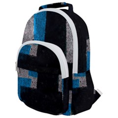 Abstract Tiles Rounded Multi Pocket Backpack by essentialimage