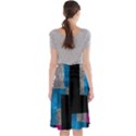 Abstract Tiles Midi Beach Skirt View2