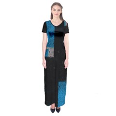 Abstract Tiles Short Sleeve Maxi Dress by essentialimage