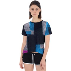 Abstract Tiles Open Back Sport Tee