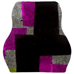 Abstract Tiles Car Seat Velour Cushion  by essentialimage