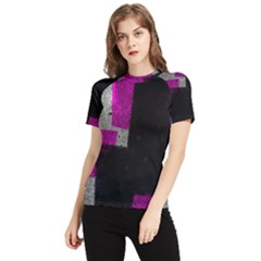 Abstract Tiles Women s Short Sleeve Rash Guard by essentialimage