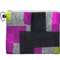 Abstract Tiles Canvas Cosmetic Bag (XXXL) View1