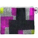 Abstract Tiles Canvas Cosmetic Bag (XXXL) View2