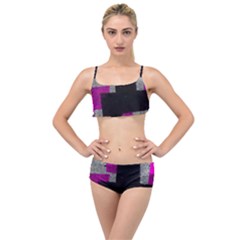 Abstract Tiles Layered Top Bikini Set by essentialimage