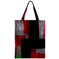 Abstract Tiles Zipper Classic Tote Bag by essentialimage