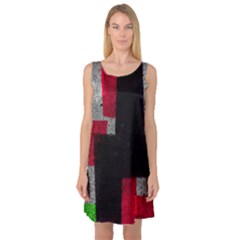 Abstract Tiles Sleeveless Satin Nightdress by essentialimage