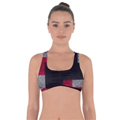 Abstract Tiles Got No Strings Sports Bra by essentialimage