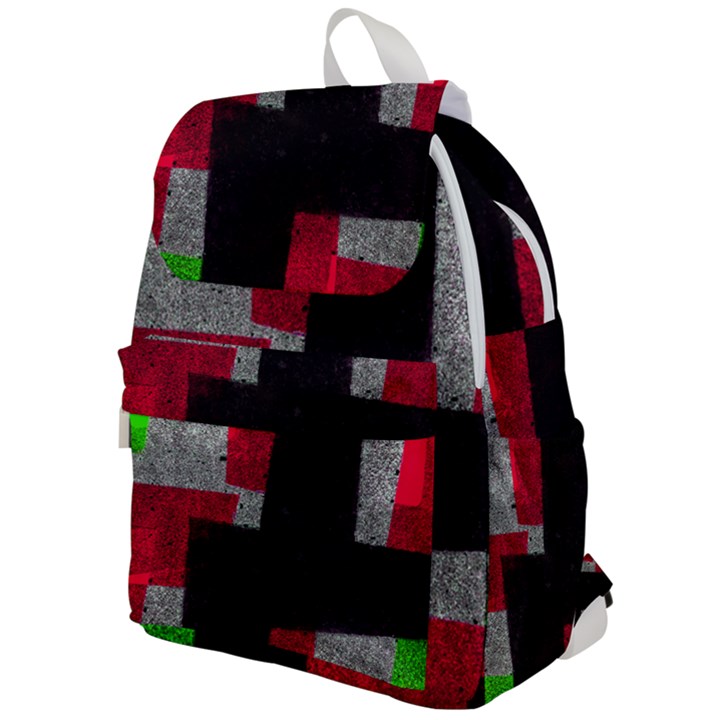 Abstract Tiles Top Flap Backpack