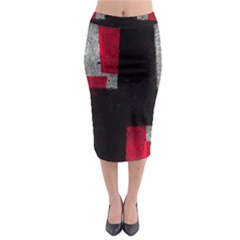 Abstract Tiles Midi Pencil Skirt by essentialimage