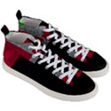 Abstract Tiles Men s Mid-Top Canvas Sneakers View3