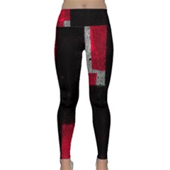 Abstract Tiles Lightweight Velour Classic Yoga Leggings by essentialimage