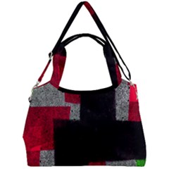 Abstract Tiles Double Compartment Shoulder Bag by essentialimage