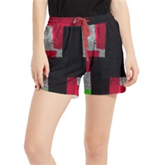 Abstract Tiles Runner Shorts