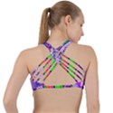 Fashion Belts Criss Cross Racerback Sports Bra View2