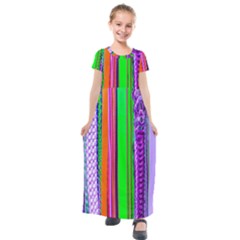 Fashion Belts Kids  Short Sleeve Maxi Dress by essentialimage