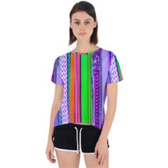 Fashion Belts Open Back Sport Tee