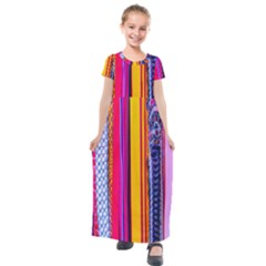 Fashion Belts Kids  Short Sleeve Maxi Dress by essentialimage