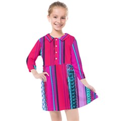 Fashion Belts Kids  Quarter Sleeve Shirt Dress by essentialimage